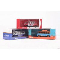 Mô hình xe buýt Volkswagen T1 van Kombi phiên bản sửa đổi có hộp mica tỉ lệ 1:64 OT64020