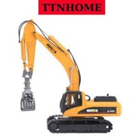 Mô hình xe câu đồ chơi xe cạp xe gắp Huina tỉ lệ 1:50