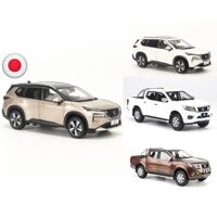 Mô hình xe dân dụng Nissan Navara, X-Trail, GTR R35 1:18