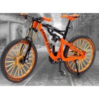 Mô Hình Xe Đạp Mini Bằng Hợp Kim Phong Cách Cổ Điển, Xe Đạp Decor Siêu Cute Tỉ Lệ 1/10