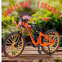 Mô Hình Xe Đạp Mini Bằng Hợp Kim Phong Cách Cổ Điển, Xe Đạp Decor Siêu Cute Tỉ Lệ 1/10