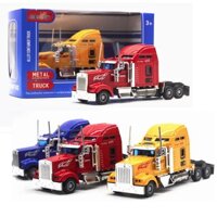 Mô hình xe đầu kéo container tỉ lệ 1:42 bằng kim loại xe đồ chơi trẻ em