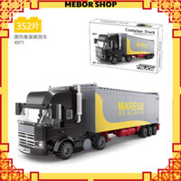 Mô Hình Xe Đầu Kéo Kèm Trailer Bằng Lego Truck - MEBOR SHOP