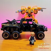 MÔ HÌNH XE FORD F150 RAPTOR 6X6 TỈ LỆ 1:28 CHEZHI MÀU ĐEN