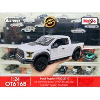 Mô hình xe Ford Raptor F150 2017 mở được 2 cửa có bản quyền chính hãng 1:24 Maisto 31266 WT OT616