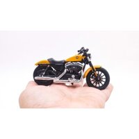 Mô hình xe Harley Davidson sportster iron 883 orange 1:18 Maisto 7373B