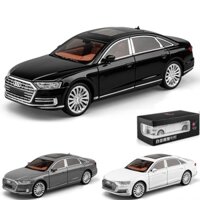 Mô Hình Xe Hơi audi a8 Tỉ Lệ 1 / 24 Bằng Hợp Kim Có Đèn Và Nhạc
