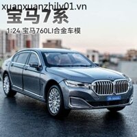 Mô Hình Xe Hơi bmw 7 series 760li x5 Bằng Hợp Kim Tỉ Lệ 1: 24