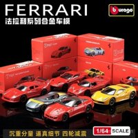 Mô hình xe hơi Ferrari hợp kim Bburago 1:64 488 LaFerrari 458 mô phỏng xe mini mô hình xe thể thao đồ chơi xe QDMD