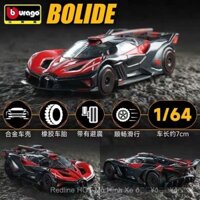 Mô hình xe hơi hợp kim Bburago 1:64 Bugatti Bolide bay lửa sao băng, đồ chơi sưu tầm, xe thể thao siêu tốc 9TYV