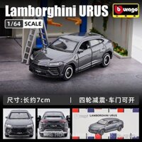 Mô hình xe hơi hợp kim Lamborghini URUS 1:64 Bburago, đồ chơi sưu tầm tĩnh quy mô nhỏ RK8J