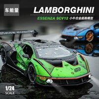 Mô Hình Xe Hơi Lamborghini SCV 12 Tỉ Lệ 1: 24 Bằng Hợp Kim Có Đèn Và Nhạc Độc