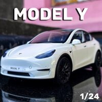 Mô Hình Xe Hơi Tesla Y SUV Bằng Hợp Kim Tỉ Lệ 1: 24