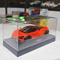 Mô hình xe hợp kim cao cấp Maclaren 765LT tỉ lệ 1:32 kèm đế và hộp mica