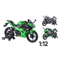 Mô hình xe Kawasaki Ninja 400 tỉ lệ 1:12 Huayi Alloy MT059 MT067
