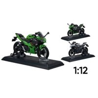 Mô hình xe Kawasaki Ninja 400 có đế tỉ lệ 1:12 Huayi Alloy MT060 MT086