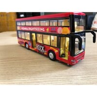 Mô hình xe khách 2 tầng bằng hợp kim tỉ lệ 1:32 rất đẹp – (MX187)