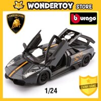 Mô Hình Xe Lamborghini Murcielago Lp670-4 Xám 1:24 - Bburago Chính Hãng