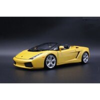 Mô hình xe Lamborghini Gallardo Spyder Yellow 1:18 Bburago 5239
