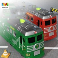 Mô hình xe lửa quán tính MMLUCK, Mô phỏng quy mô phun nước đường sắt Đồ chơi xe, Trẻ mới biết đi Ánh sáng hiệu ứng âm thanh năng động Đồ chơi xe lửa giáo dục Bé trai và Bé gái