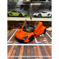 Mô hình xe Maclaren 720S tỉ lệ 1:24 chất liệu kim loại lốp bằng cao su,hàng cao cấp.
