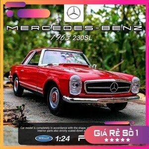 Mô hình xe Mercedes Benz 230SL 1:24 Welly