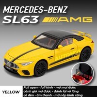 Mô hình xe Mercedes-Benz AMG SL63 mở được mui - full open - full kính - đánh lái được tỉ lệ 1:22 Alloy model OT24021
