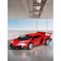 Mô hình xe mini Lamborghini Veneno, xe thể thao mô phỏng bằng hợp kim, xe đồ chơi cho trẻ em, xe đua cho bé trai, xe nhỏ
