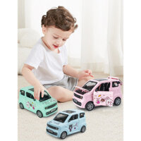 Mô hình xe mini mô phỏng, xe đồ chơi trẻ em cho lứa tuổi từ 1 đến 5, cửa mở được, trang trí xe van cho bé trai và bé gái