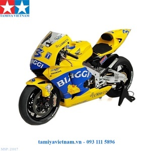 Mô hình xe mô tô 1/12 Scale Tamiya 21017 Honda Pons RC211V 2003 Biaggi Masterwork Collection 21017