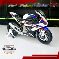 Mô hình xe mô tô BMW S1000RR tỉ lệ 1:9 có đèn dài 23cm hãng ALLOY