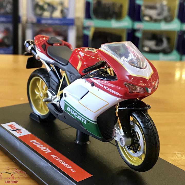 Mô hình xe mô tô Ducati 1098s 1:18 Maisto