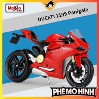 Mô Hình Xe Mô Tô DUCATI 1199 PANIGALE, Tỉ lệ 1:18, Mô Hình Chính Hãng, Xe Mô Hình Bản Quyền DUCATI, Giá Rẻ