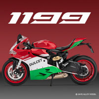 Mô Hình Xe Mô Tô ducati 1199 Có Đèn Và Âm Thanh Bằng Hợp Kim Tỉ Lệ 1: 12