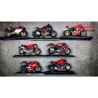 Mô hình xe mô tô Ducati Panigale V4 red, Monster 2021, Scrambler, 1199 tỉ lệ 1:18