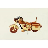 Mô hình xe mô tô gỗ 32cm