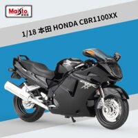 Mô Hình Xe Mô Tô honda cbr1100xx Bằng Hợp Kim Tỉ Lệ 1: 18