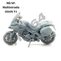 Mô hình xe mô tô thô chưa sơn tỉ lệ 1/64 Multistrada 1260S