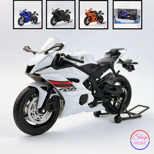 Mô hình xe mô tô Yamaha YZF-R6 2020 1:12 Welly