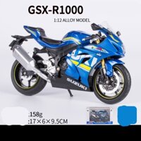 MÔ HÌNH XE MOTO Suzuki GSX-R1000 có ĐÈN, ÂM THANH -  MODEL tỷ lệ 1:12