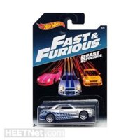 mô hình xe Nissan Skyline GT-R R34 - Fast & Furious 2017 DWF69 chính hãng Hot Wheels tỉ lệ 1:64
