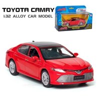 Mô hình xe ô tô Camry 2.5G mẫu mới 2020 tỉ lệ 1:32 - Xe bằng kim loại mở được cửa xe có âm thanh và đèn chạy bằng cót đồ