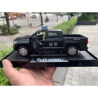 MÔ HÌNH XE Ô TÔ Cảnh Sát bằng Kim Loại tỷ lệ 1:32, Xe đồ chơi mở được cửa, có còi hú và đèn cho bé