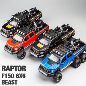 Mô hình xe ô tô Ford F150 Raptor 6x6 1:28