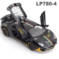 Mô hình xe ô tô Lamborghini tỉ lệ 1:32 xe bằng kim loại mở được cửa có âm thanh và đèn