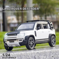 Mô Hình Xe Ô Tô Land Rover Defender Tỉ Lệ 1:24 Vỏ Hợp Kim Hãng Chezhi Có Đèn, Âm Thanh, Mở Được Cửa Dùng Trưng Bày