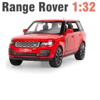 Mô hình xe ô tô Range rover tỉ lệ 1:32 xe đồ chơi trẻ em có âm thanh và đèn mở các cửa