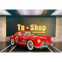 Mô Hình Xe Ôtô Kim Loại 1/24 Siêu Xe MERCEDES BENZ 300SL Bản Đua Dùng Để Trưng Bày