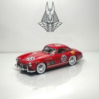 Mô Hình Xe Ôtô Kim Loại 1/24 Siêu Xe MERCEDES BENZ 300SL Bản Đua Dùng Để Trưng Bày Bàn Làm Việc