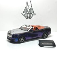 Mô Hình Xe Ôtô Kim Loại 1/24 Siêu Xe ROLLS ROYCE DAWN Dùng Để Trưng Bày Bàn Làm Việc